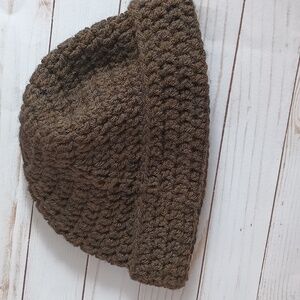 Hand crocheted beanie
